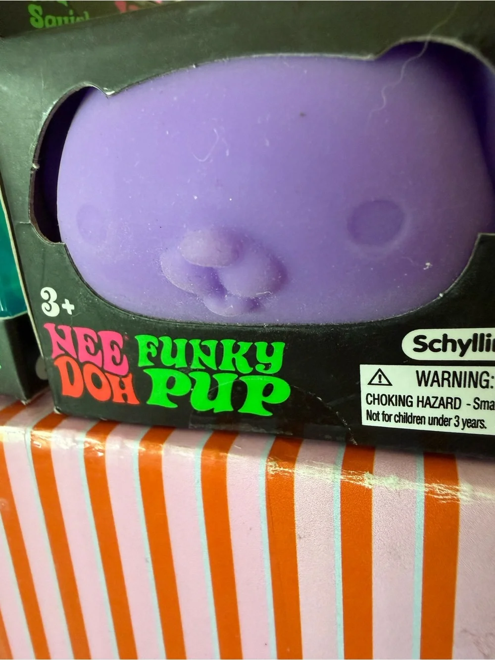 💜💜🟪NEEDOH NICE CUBE & FUNKY PUP Set, - Teal and Purple!!💙💙🟦